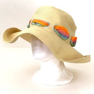 Coldwater Creek Ribbon Hat with UPF 50+ Sun Protection. Chic, Travel, Beach
